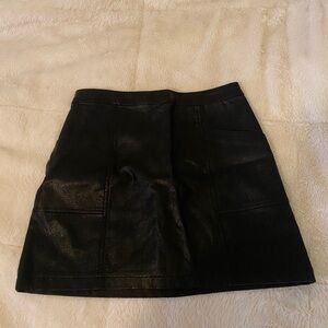 Art Class Black Mini Skirt